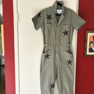 Pistola olive green jumpsuit, size Small